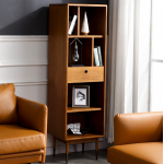 Fuurn SF3672 Norway Tall 置物櫃 (馬鞍棕色)